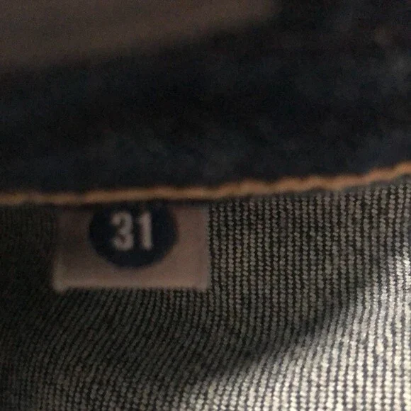 Citizens of Humanity Distressed Palmer Baggy Pant Denim Jeans Size 31 - Picture 9 of 11